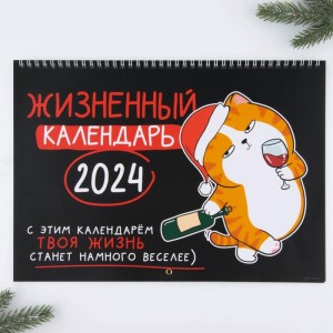 Календарь на спирали «Жизненный на 2024»